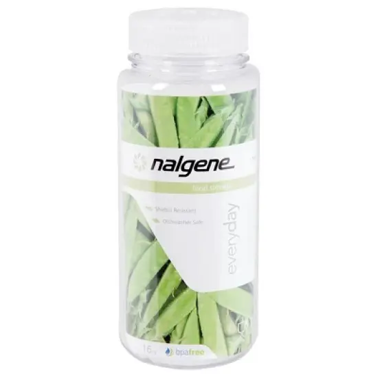 Nalgene Wide Mouth Kitchen Food Storage Jar - Clear/White image {2}