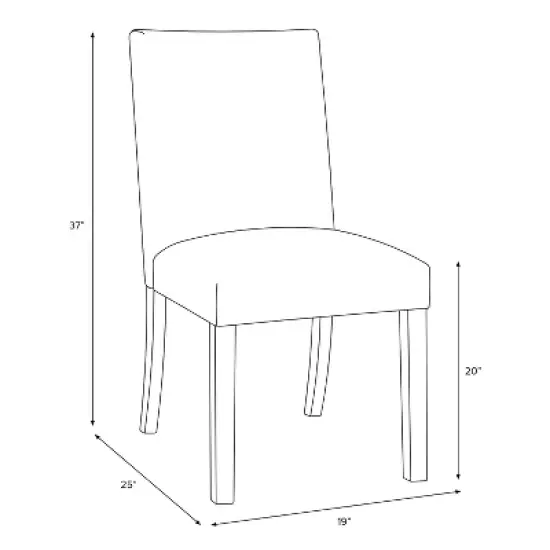 Parsons Dining Chair - Threshold image {6}