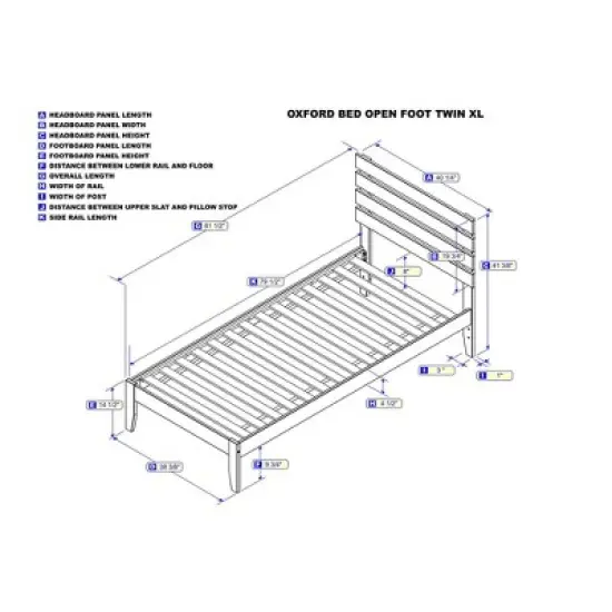 Oxford Bed with USB Turbo Charger - AFI image {3}