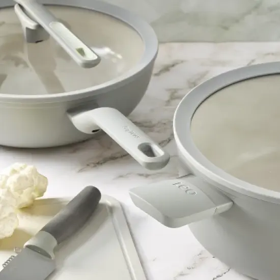 BergHOFF Balance Non-stick Ceramic Stockpots With Glass Lid, Recycled Aluminum image {2}