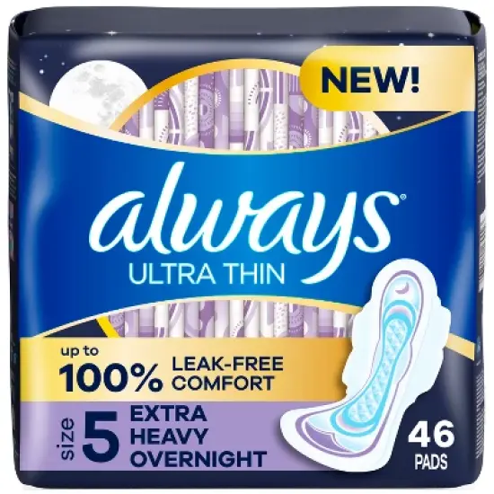 Always Ultra Thin Extra Heavy Overnight Pads image {11}