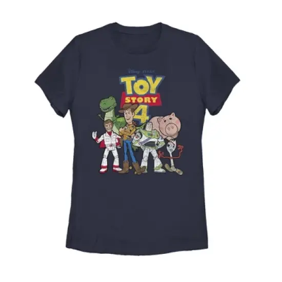Women's Toy Story Character Logo Party T-Shirt image {4}