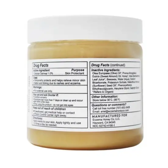 Eczema Honey Original Soothing Cream - 4oz image {1}