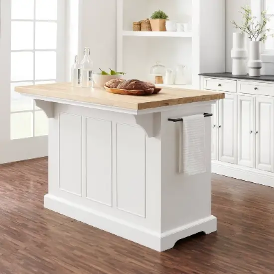 Julia Wood Top Kitchen Island - Crosley image {3}