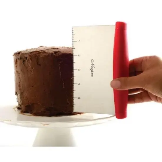 Norpro 6" Grip-EZ Handle Stainless Steel Food Chopper / Scraper image {2}