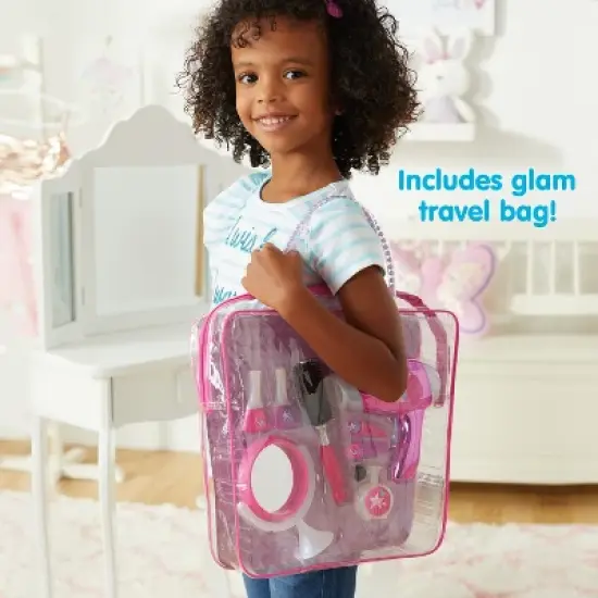 Kidoozie Glamour Girls Styling Set - Pretend Play Hair and Cosmetics Set for children ages 3 and above image {3}