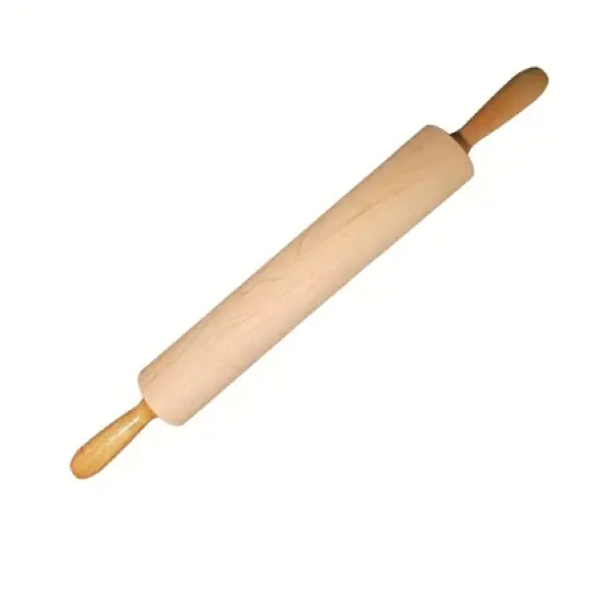 Frieling Grande Rolling Pin w/handles, 2.75" dia x 15" long, Brown image {6}