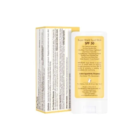 Babo Botanicals Super Shield Sport Sunscreen Stick Fragrance - SPF 50 - 0.6oz image {1}
