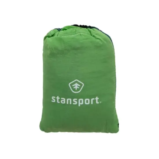 Stansport Newport 2 Person Traveler Backpack Nylon Hammock 108" x 57" Green/Teal image {1}