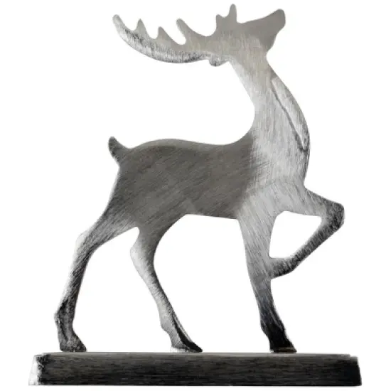 Northlight Reindeer Christmas Stocking Holder - 6" - Silver image {5}