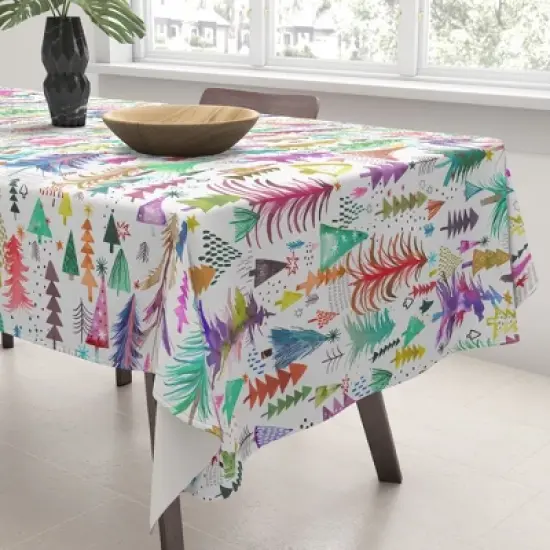 Ninola Design Christmas Trees Simply Modern - Tablecloth Deny Designs image {1}