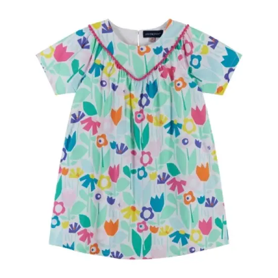 Andy & Evan  Toddler  Floral Woven Dress. image {2}