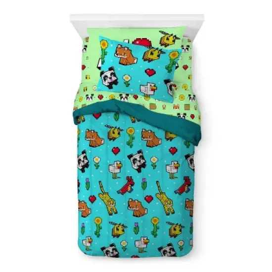 Twin Minecraft Kids' Bed in a Bag image {9}