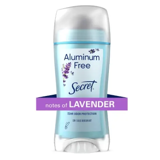 Secret Solid Deodorant for Women - Lavender - Aluminum-Free 2.4oz image {8}