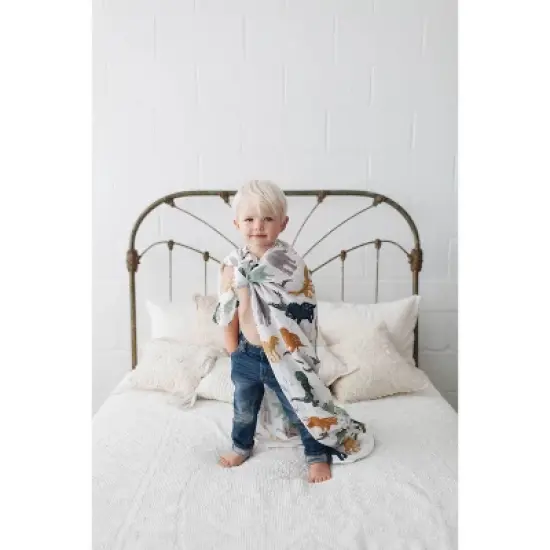 Little Unicorn Cotton Muslin Swaddle Blanket - 3pk image {7}