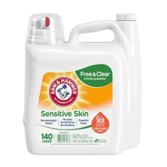 Arm Hammer Sensitive Liquid Laundry Detergent - Free & Clear image {8}