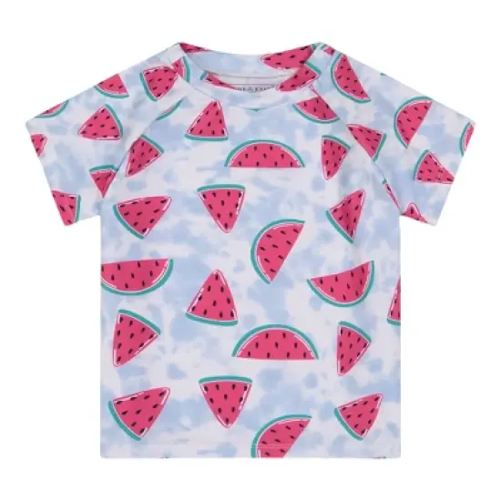 Andy & Evan Toddler Girl'S Rashguard Set Blue, Size 2T image {3}