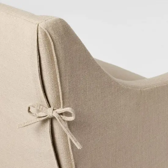 Camas Slipcover Dining Chair Khaki - Threshold&trade; designed with Studio McGee image {4}