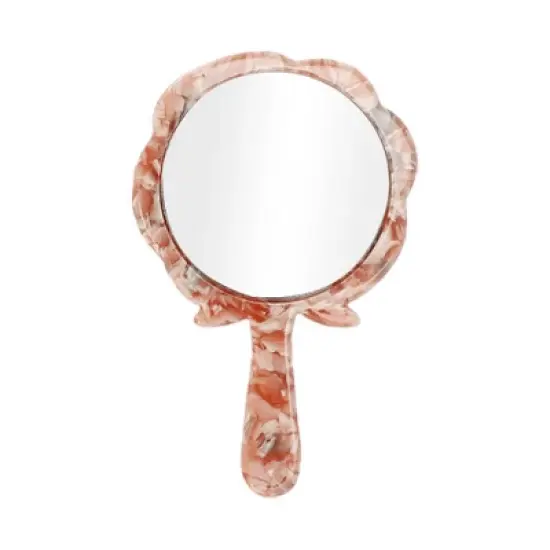 Unique Bargains Roses Shaped Handheld Mirrors 1 Pc image {7}