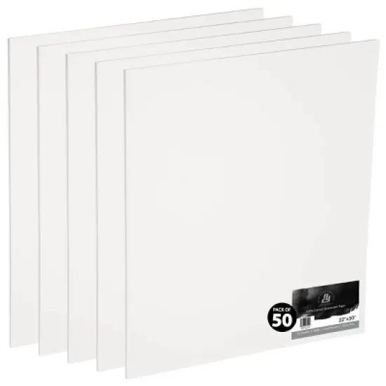 New York Central Watercolor Paper Sheets, 22x30 Inch, 300lb Cold Press, Pack of 50 - Professional Grade, Acid-Free, Archival, Superior Surface image {6}