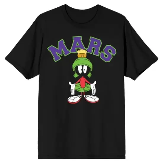 Looney Tunes Marvin The Martian Mars Pride Men's Black T-shirt image {6}