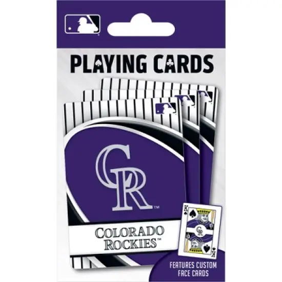 MasterPieces Officially Licensed MLB Colorado Rockies Playing Cards - 54 Card Deck for Adults image {5}