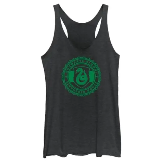 Women's Harry Potter Hogwarts Alumni Slytherin House Racerback Tank Top image {3}