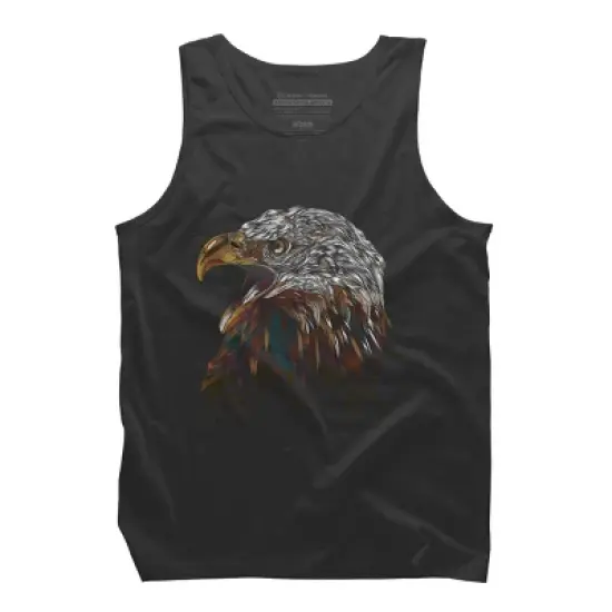 Men's Design By Humans WILD EAGLE By Dandingeroz Tank Top image {5}