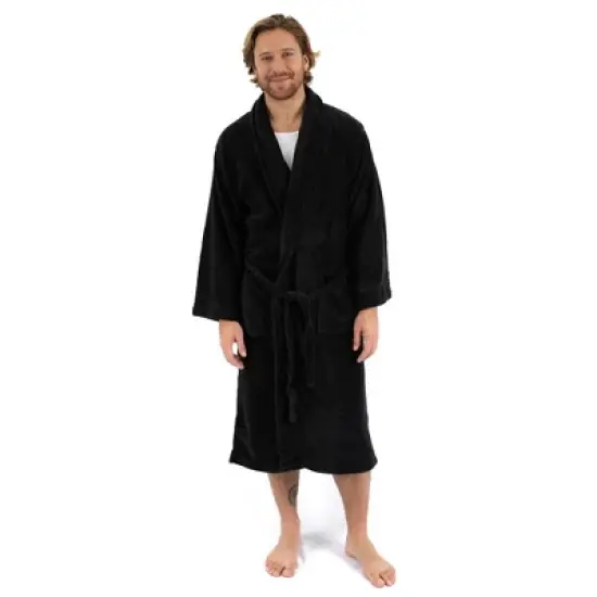 Leveret Mens Fleece Robe image {3}