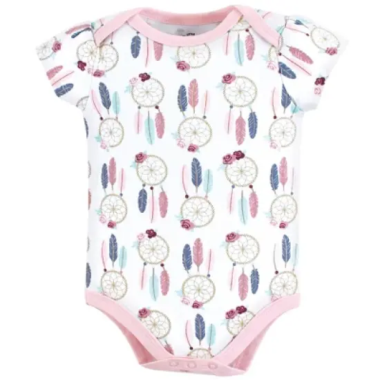 Little Treasure Baby Girl Cotton Bodysuit and Pant Set, Dream Catcher image {2}