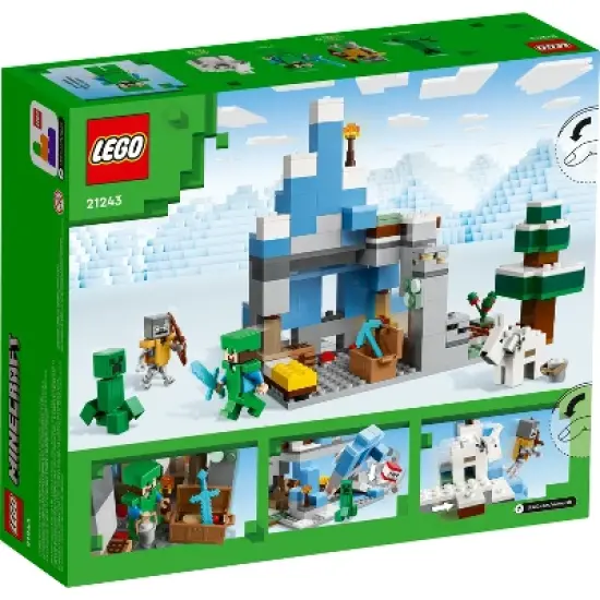 LEGO Minecraft The Frozen Peaks Cave Mountain Set 21243 image {3}