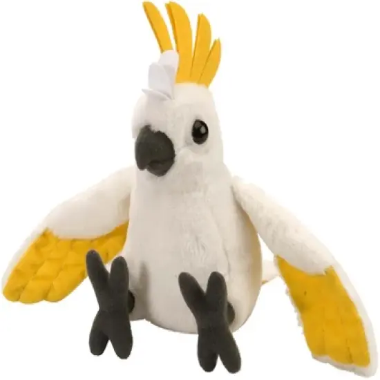 Wild Republic Cuddlekins Mini Sulphur Crested Cockatoo Stuffed Animal, 8 Inches image {1}