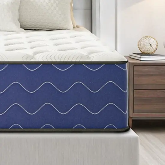 Swedrea Hybrid Mattress Medium Cooling Memory Foam Bed-in-a-Box Black image {2}