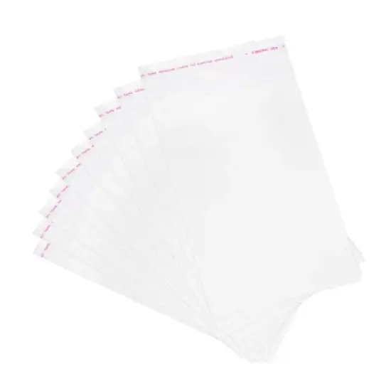 Unique Bargains Self-Sealing Water Resistant Cello Poly Bags for Packing Cookies 1000 Pcs image {7}