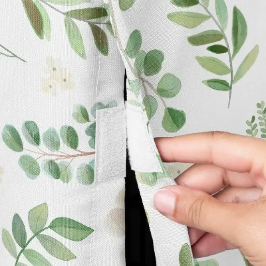 Sweet Jojo Designs Dog Crate Kennel Cover 24in. Botanical Green and White image {2}