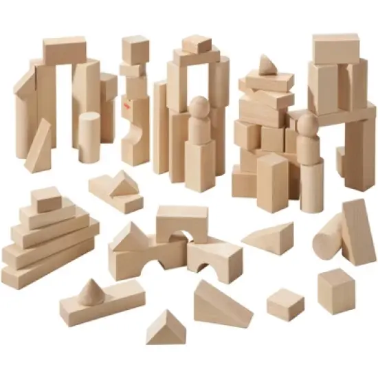 HABA Basic Building Blocks 60 Piece Large Starter Set (Made in Germany) image {3}