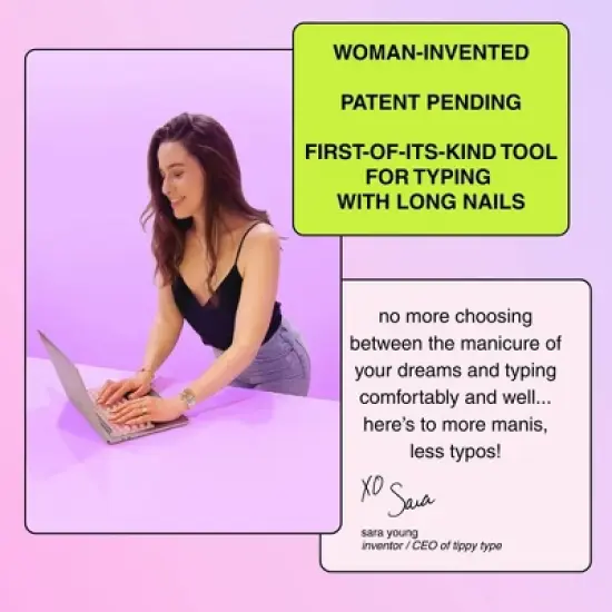 tippy type Keyboard Cover Compatible with Mac image {6}