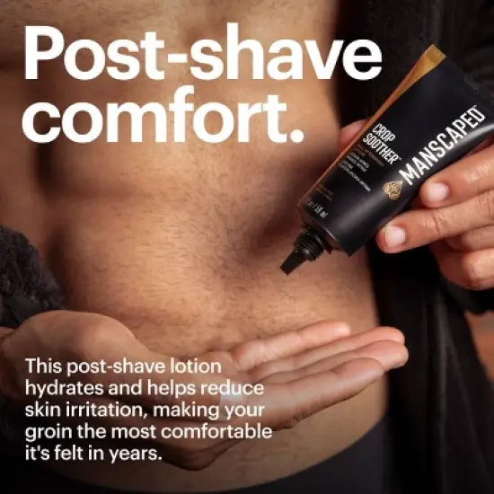 MANSCAPED Crop Soother Groin Grooming Soothing Relief Aftershave Lotion - 2 fl oz image {5}