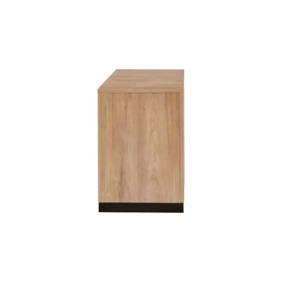 Abbott Contemporary 3 Drawer Wood Laminate File Cabinet Light Brown - Martin Furniture image {3}