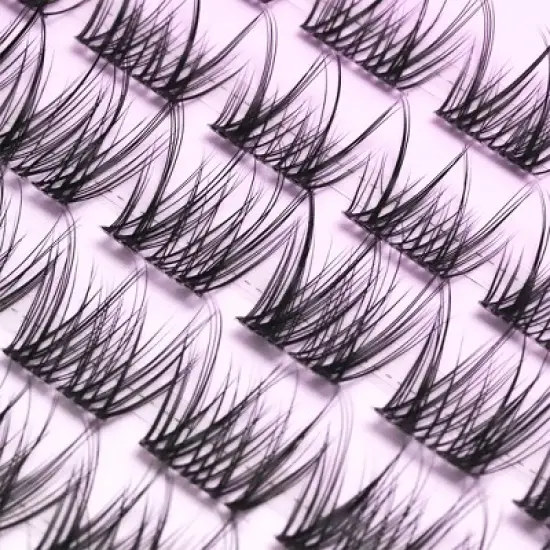 VEYESBEAUTY Luxebold Lash Clusters Eyelash Extensions Thin & Invisible Band DIY Individual False Eyelashes Dramatic Lash Tray 8-16mm Mixed Length image {1}