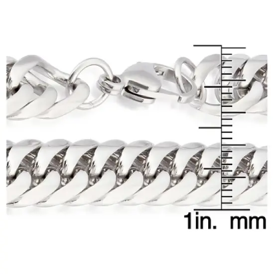 Crucible Stainless Steel Polished Curb Chain image {2}