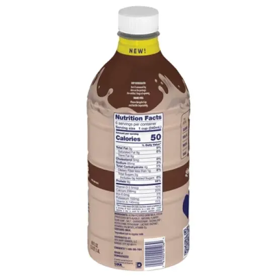 DairyPure Milk 50 Skim Chocolate Milk - 48 fl oz image {3}