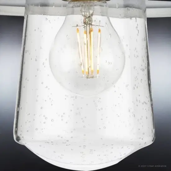 Urban Ambiance Luxury Coastal Outdoor Ceiling Light 10''H x 9''W,  Stainless Steel Finish,  Santa-Ana Collection, UHP1325 image {5}