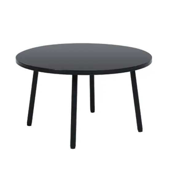 4 Piece Outdoor Patio Conversation Sets,Metal Outdoor Sectional Sofa Set,L-Shaped Outdoor Couch with Coffee Table and Sponge Cushions-Coolbibila image {5}