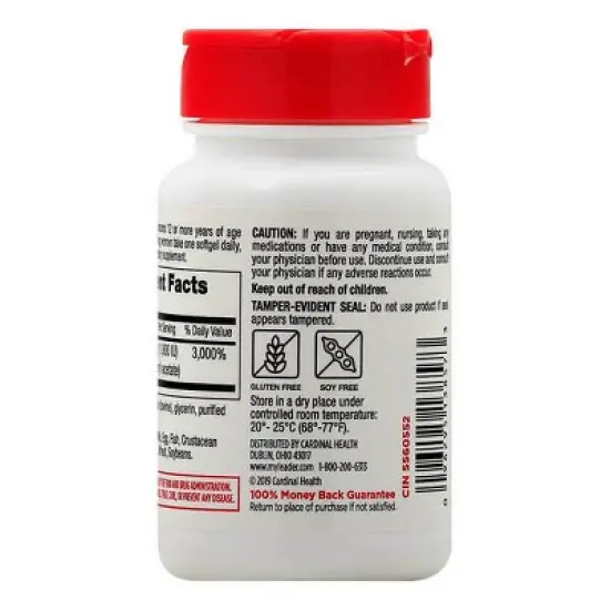 Leader 180 mg Vitamin E 250 Softgels image {2}