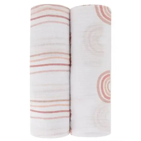 Ely's & Co. Cotton Muslin Swaddle Blanket  2 Pack image {5}