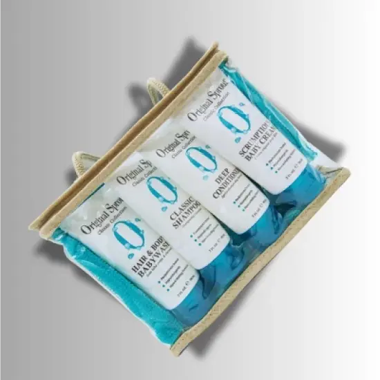 Original Sprout Deluxe Travel Kit - Deep Conditioner Hair & Body Baby Wash Scrumptious Baby Cream Classic Shampoo - (3 oz) image {1}