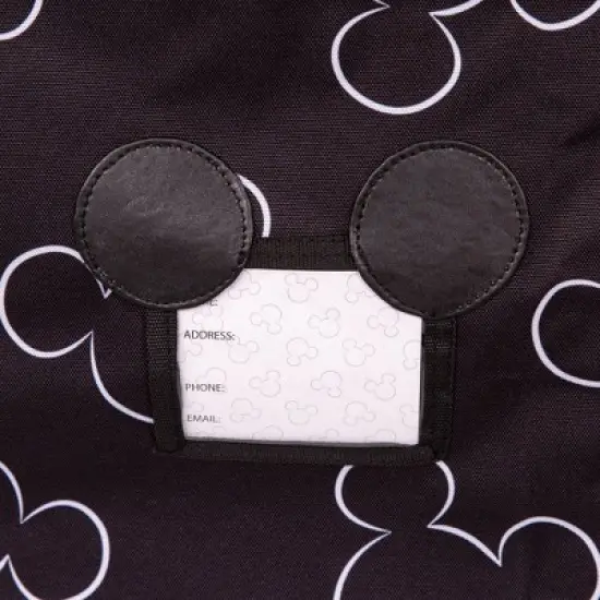 Disney Baby J.L. Childress Ultimate Padded Backpack Car Seat Travel Bag Mickey Black image {7}