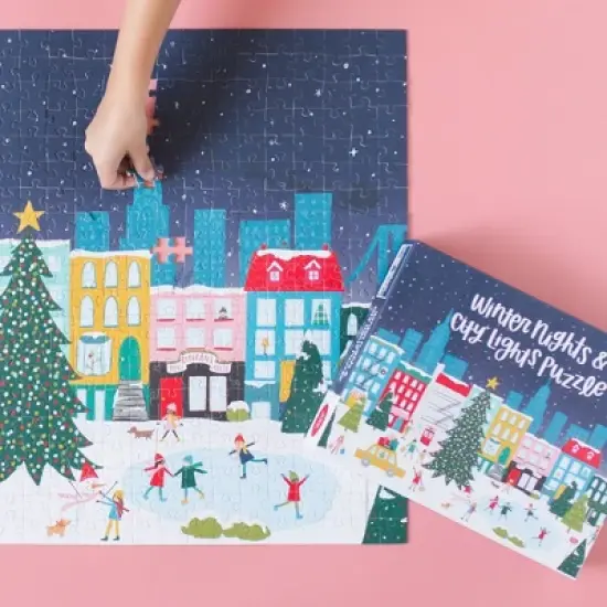 Pippi Post Winter Nights and City Lights Jigsaw Puzzle - 500pc image {2}