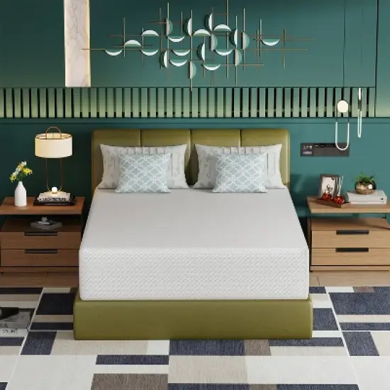 BestMassage 14 Inch Mattress Gel Memory Foam Mattress Medium Firmness Mattresses for Cool Sleep & Pressure Relief CertiPUR-US Certified image {10}